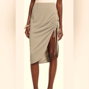 Open Edit Green Skirt